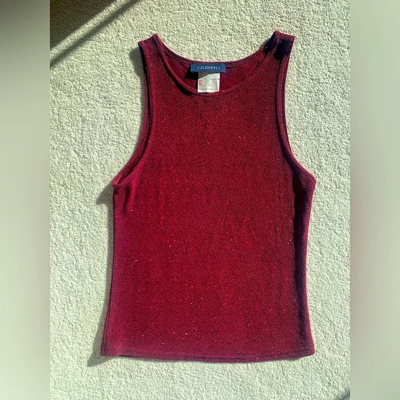 Two Piece Maroon Ball Gown - Picture 4 of 7